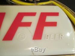 Vintage Falstaff Beer neon lighted bar man cave sign