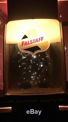 Vintage Falstaff beer Sign Light motion sports football baseball bowling