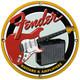 Vintage Fender Guitars Porcelain Stratocaster Sign Sales Service Gas Oil Amp