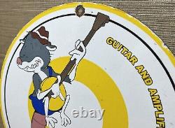 Vintage Fender Guitars Porcelain Stratocaster Sign Sales Service Gas Oil Amp Vintage Fender Guitars Porcelain Stratocaster Sign Sales Service Gas Oil Amp