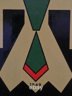 Vintage Five Nations Service Station Porcelain Sign 12