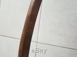 Vintage Folding Rope Chair Signed Yugoslavia / Hans Wegner Style MCM Modern