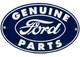 Vintage Ford Motors Porcelain Sign Gas Station Pump Plate Dealership Chevrolet