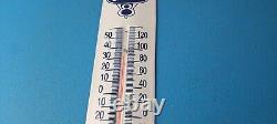 Vintage Ford Sign V8 Service Gas Pump Sign on Porcelain Thermometer
