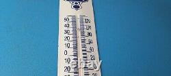 Vintage Ford Sign V8 Service Gas Pump Sign on Porcelain Thermometer