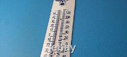 Vintage Ford Sign V8 Service Gas Pump Sign on Porcelain Thermometer