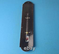 Vintage Ford Sign V8 Service Gas Pump Sign on Porcelain Thermometer