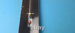 Vintage Ford Sign V8 Service Gas Pump Sign on Porcelain Thermometer