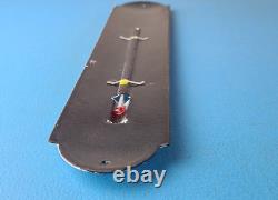 Vintage Ford Sign V8 Service Gas Pump Sign on Porcelain Thermometer