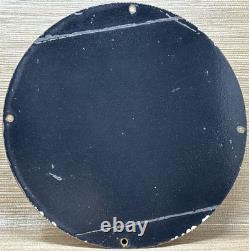 Vintage Frontier Gasoline Porcelain Sign Gas Station Motor Oil Bucking Bronco