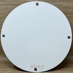 Vintage Frontier Gasoline Porcelain Sign Gas Station Motor Oil Bucking Bronco