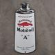 Vintage Gargoyle Mobiloil A Old Us Gasoline Oil Gas Pump Enamel Porcelain Sign