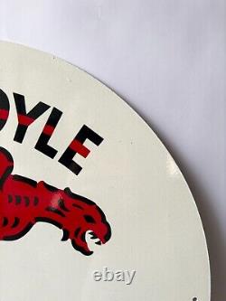 Vintage Gargoyle Mobiloil Sign Socony Vacuum Oil 19.7 (50cm)