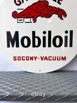 Vintage Gargoyle Mobiloil Sign Socony Vacuum Oil 19.7 (50cm)