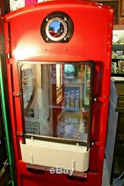 Vintage Gas Pump Fueling Island 1940s