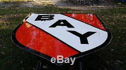 Vintage Gas Station Old Porcelain Sign