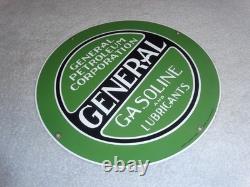 Vintage General Petroleum Mobil Gasoline Lubricants 11 Porcelain Metal Oil Sign