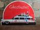 Vintage Ghostbuster Porcelain Heavy Metal Die-cut Sign Movie 12 X 8