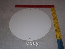 Vintage Gilmore Oil Company Lion Growling 11 3/4 Porcelain Metal Gasoline Sign