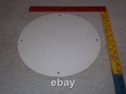 Vintage Gilmore Oil Company Lion Growling 11 3/4 Porcelain Metal Gasoline Sign