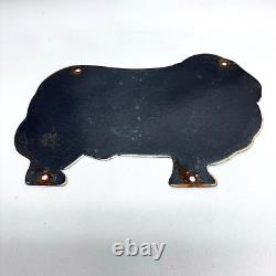 Vintage Golden Fleece Australian Gasoline Service Station Porcelain Sign