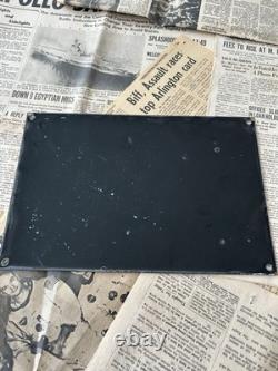 Vintage Golden Shell Motor Oil 8x12 Inches Porcelain Enamel Sign