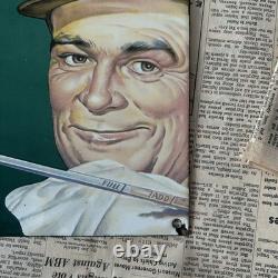 Vintage Golden Shell Motor Oil Service 8x12 Inches Porcelain Enamel Sign