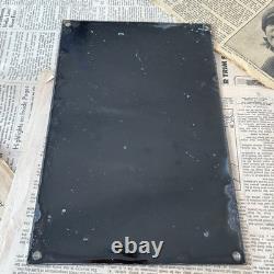 Vintage Golden Shell Motor Oil Service 8x12 Inches Porcelain Enamel Sign