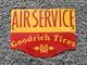 Vintage Goodrich Air Service Porcelain Sign Auto Car Mechanic Gas Pump Sign
