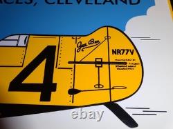 Vintage Granville Brothers Aircraft 14 Porcelain Metal Plane Gasoline Oil Sign