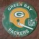 Vintage Green Bay Nfl Packers Gasoline Oil Gas Pump Enamel Porcelain Sign