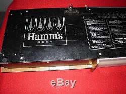 Vintage Hamm's Beer Rippler Motion Bar LONG/WIDE Sign/Light, 1960s, LIGHTS UP