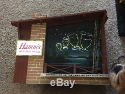 Vintage Hamm's Starry Skies motion beer sign