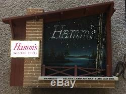 Vintage Hamm's Starry Skies motion beer sign