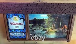 Vintage Hamms Beer Sceneorama Motion Sign