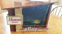 Vintage Hamms Holy Grail Moon to Moon Starry Night beer sign motion Hamm's light