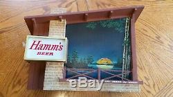 Vintage Hamms Holy Grail Moon to Moon Starry Night beer sign motion Hamm's light