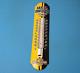 Vintage Harley Davidson Motorcycle Porcelain Bike Sales Ad Sign On Thermometer