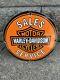 Vintage Harley Davidson Motorcycle Porcelain Premium Quality Gas Pump Plate Sign