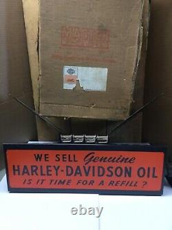 Vintage-Harley-Davidson Motorcycle Shop, Dealer Counter Top Part Manual, Book Rack