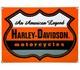 Vintage Harley Davidson Motorcycles Porcelain Dealership Sign Gas Oil Quality