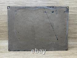 Vintage Harley Davidson Motorcycles Porcelain Dealership Sign Gas Oil Quality