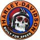 Vintage Harley Davidson Motorcycles Porcelain Sign Gas Oil Dealership Hog Bike