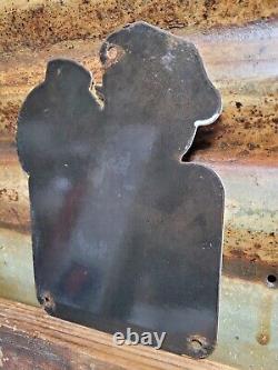 Vintage Harley Davidson Porcelain Sign Motorcycle Dealer Sales Motor Service