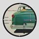Vintage Height Of Fashion 1954 Oil Porcelain Gas Pump Sign