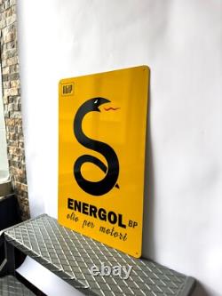 Vintage High Quality AGIP Energol BP Sign -XXL 24x16(60x40 cm)