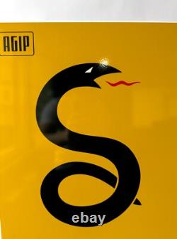 Vintage High Quality AGIP Energol BP Sign -XXL 24x16(60x40 cm)