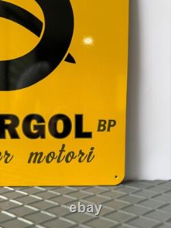 Vintage High Quality AGIP Energol BP Sign -XXL 24x16(60x40 cm)