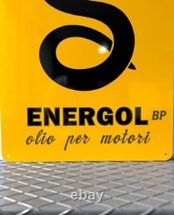 Vintage High Quality AGIP Energol BP Sign -XXL 24x16(60x40 cm)