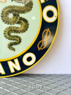 Vintage High-Quality Alfa Romeo Sign XL Alfa Romeo MILANO sign 19.7 (50cm)